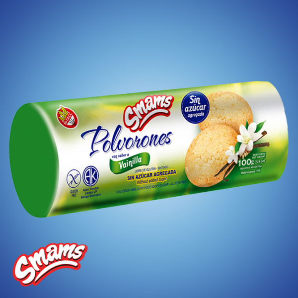 Polvorones Vainilla Sin Azúcar